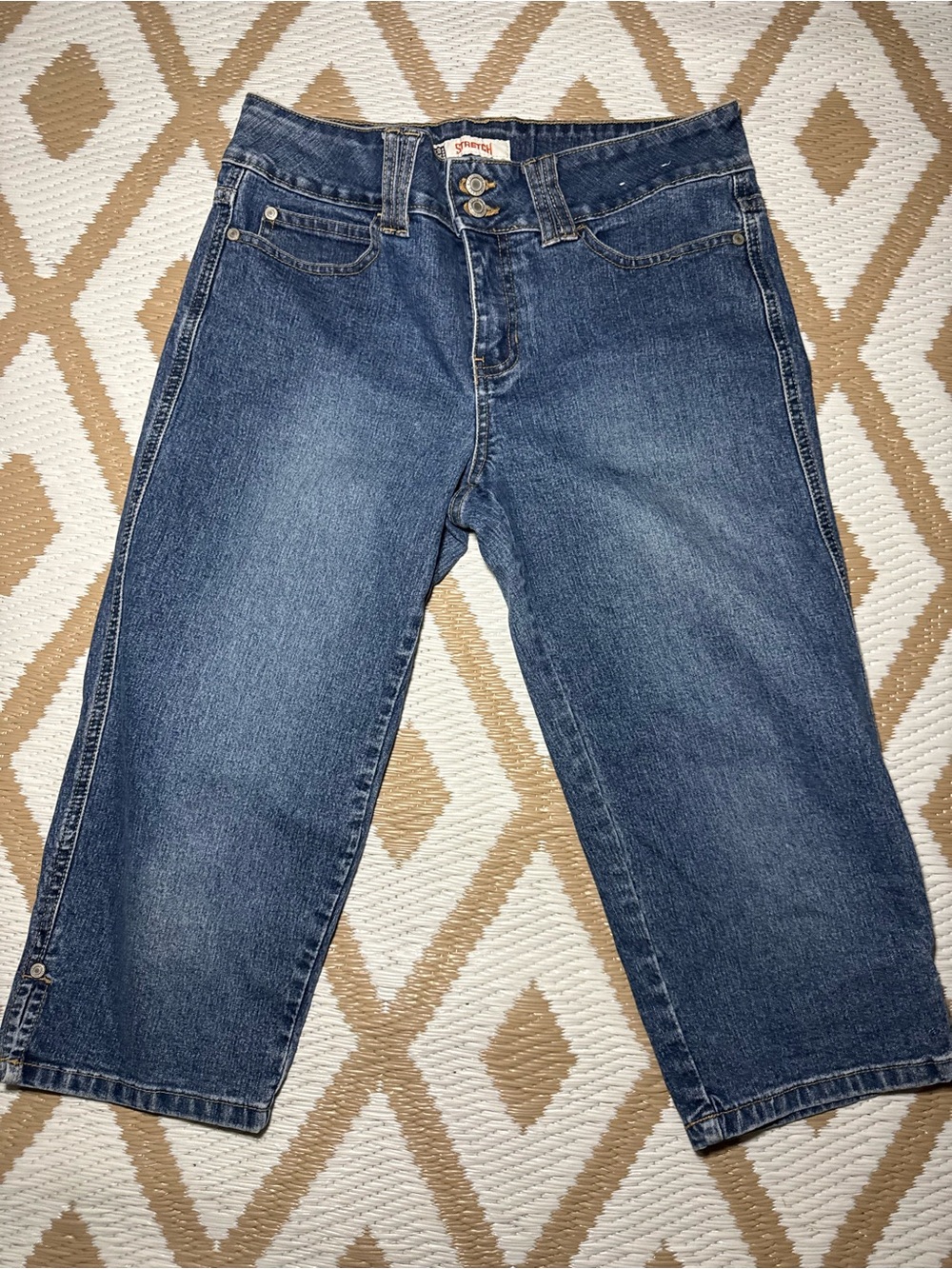 Faded Glory Women's Blue Denim Capris